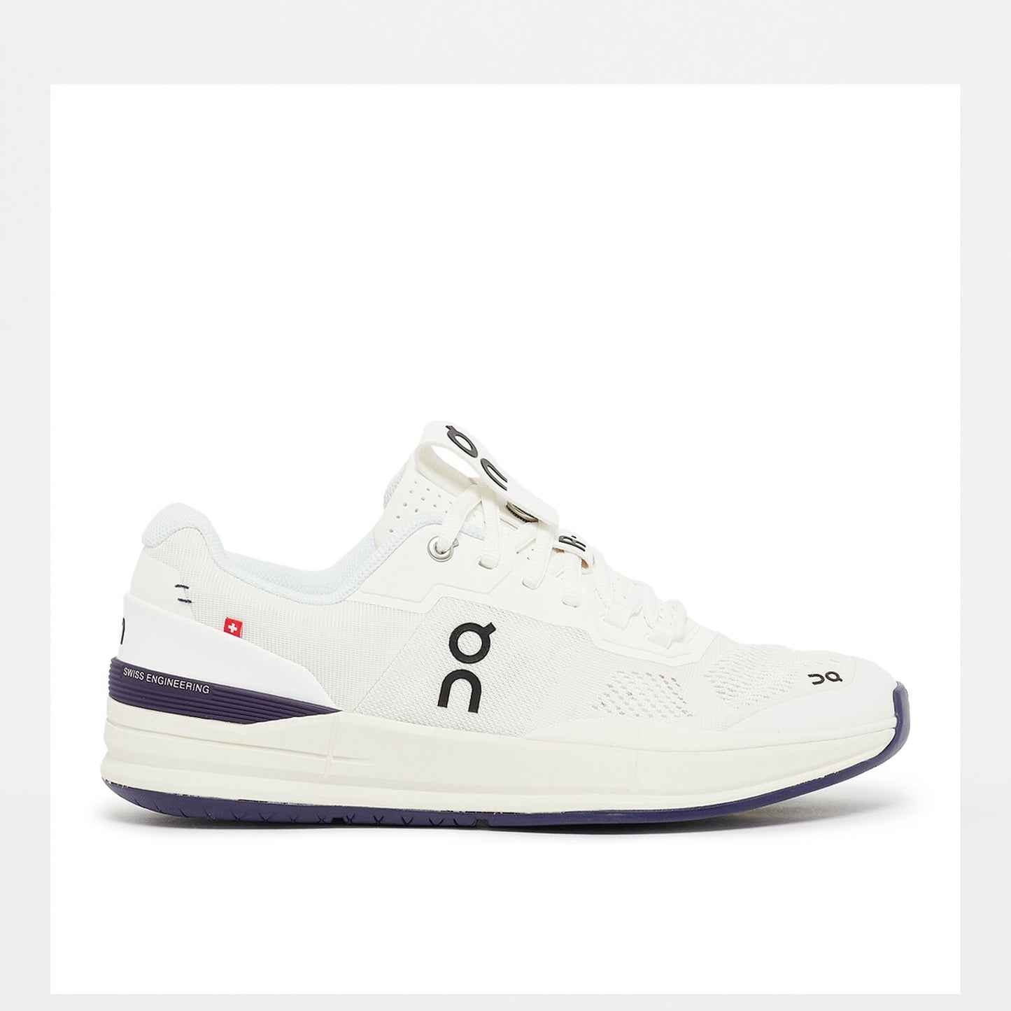 On Men's THE ROGER Pro LTD White/Acai Tennis Shoes Sneakers