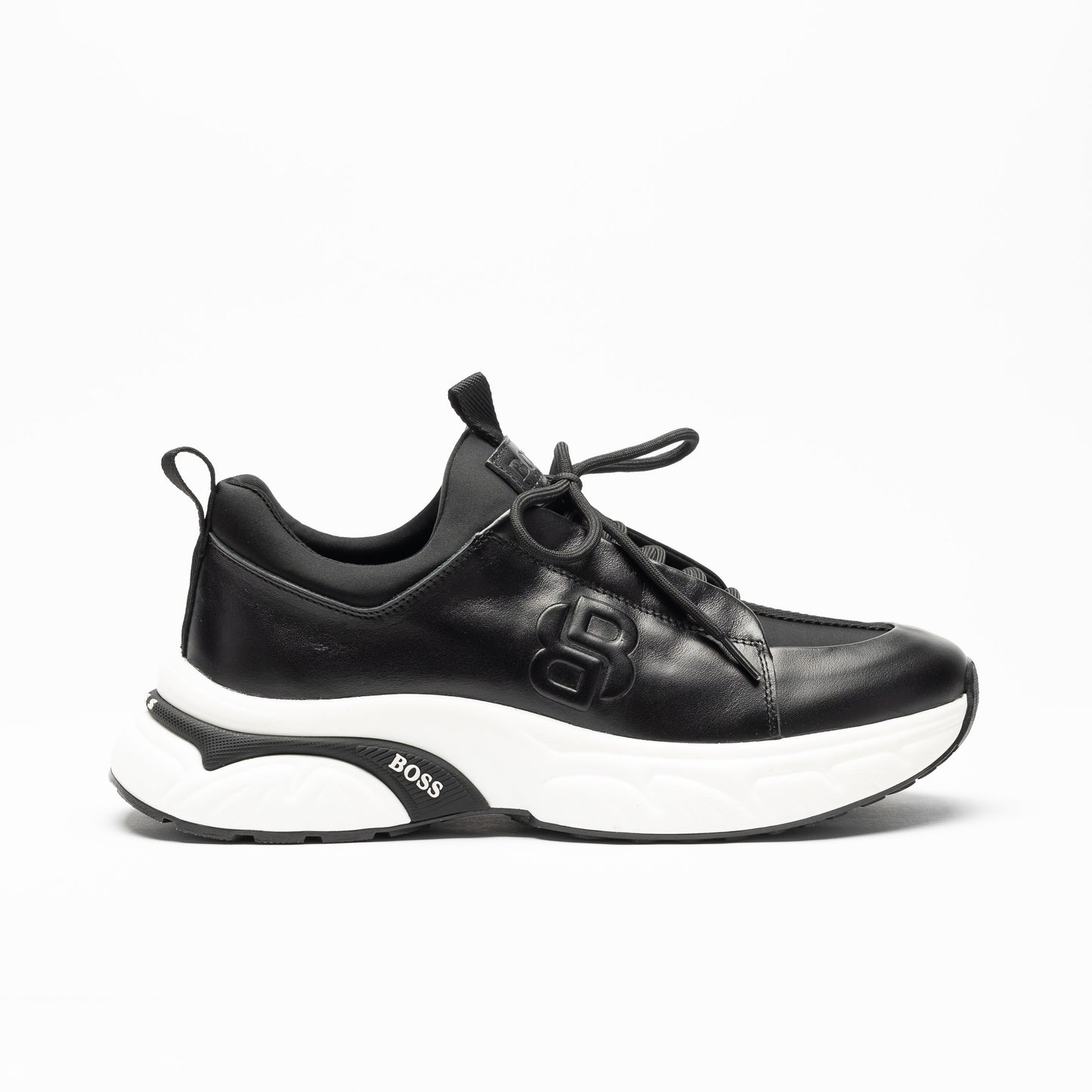 Men's BOSS Black Hybrid Leather Sneakers