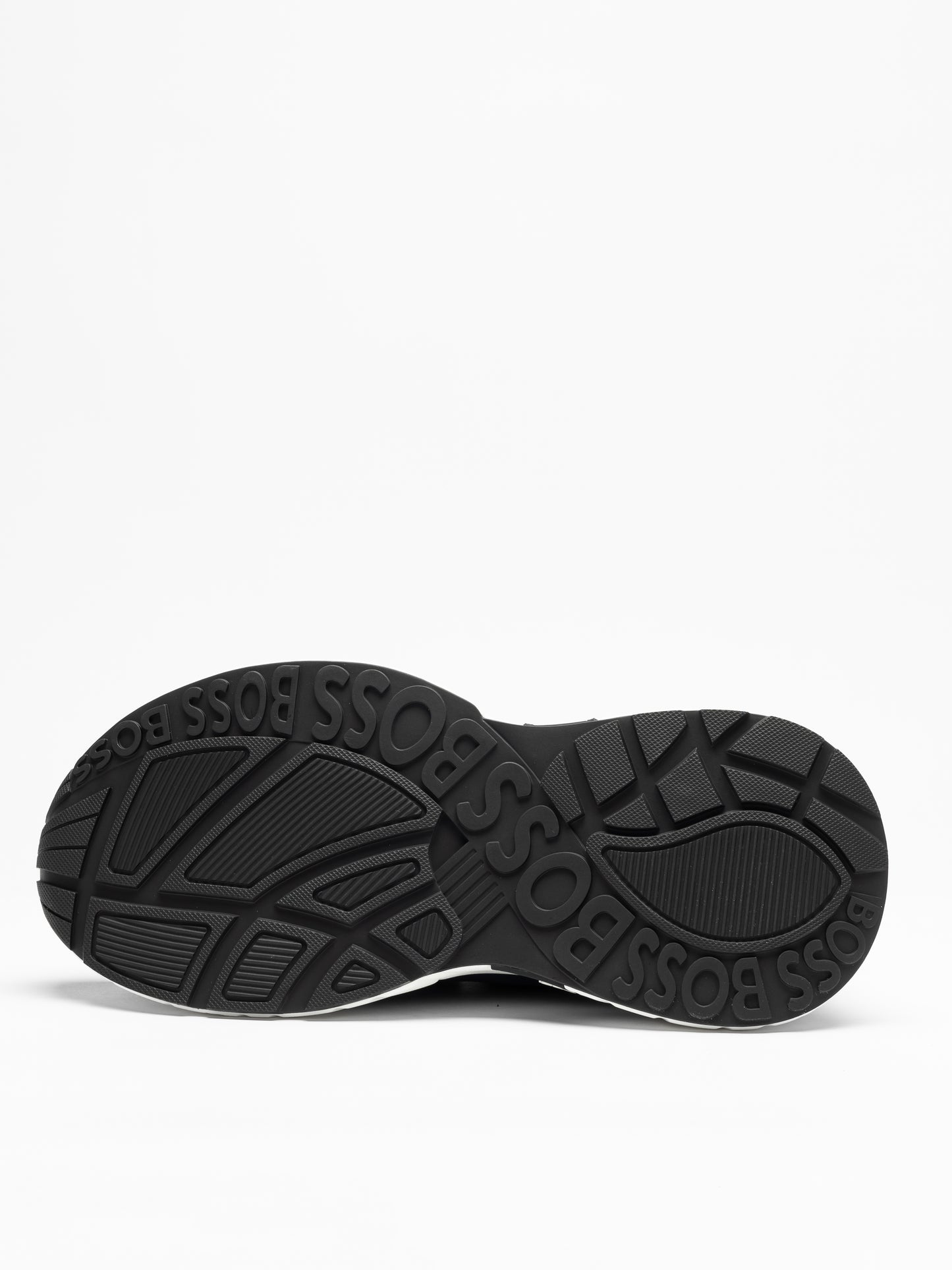 Men's BOSS Navy Hybrid Suede Sneakers