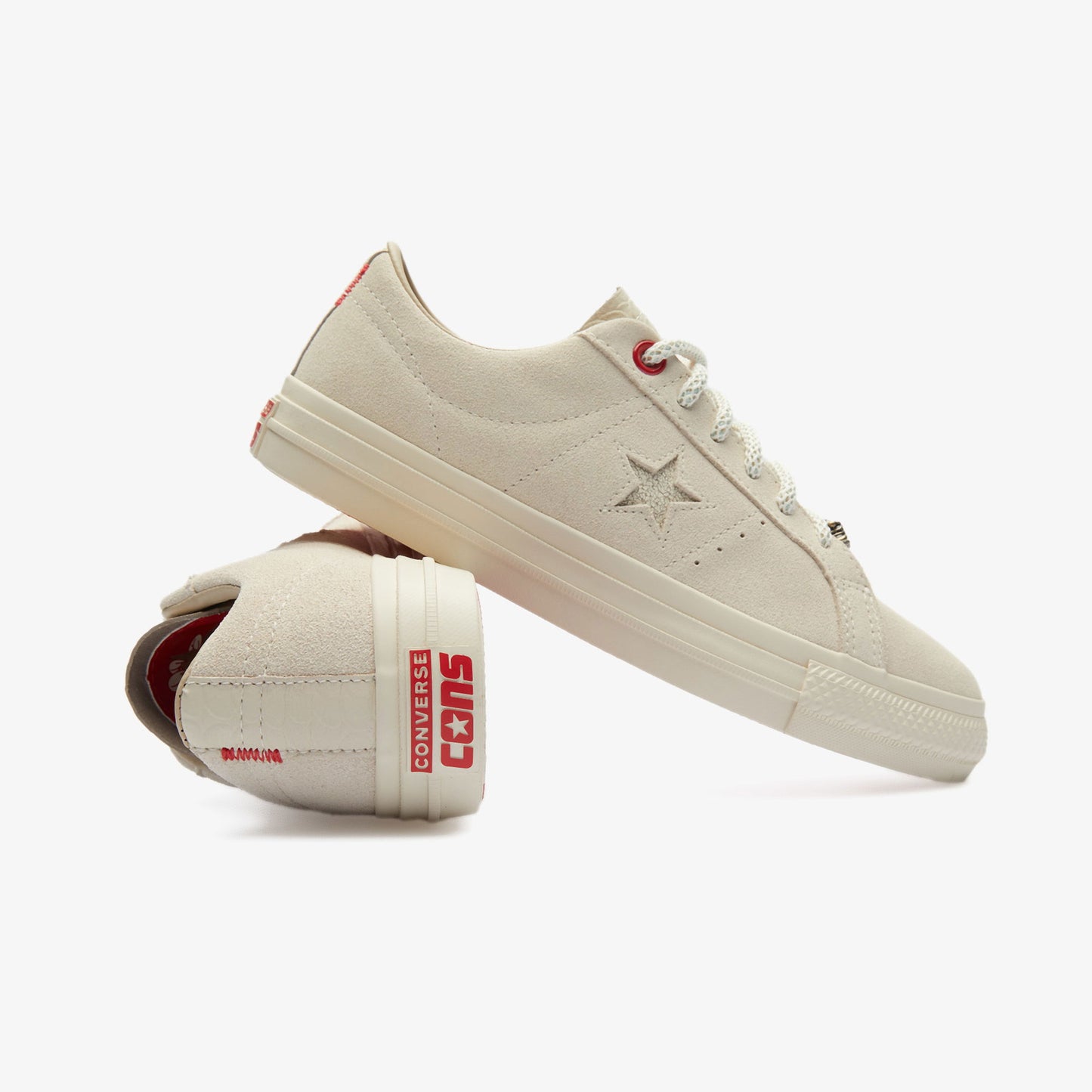 Converse One Star Pro Unisex Krem Deri Sneaker