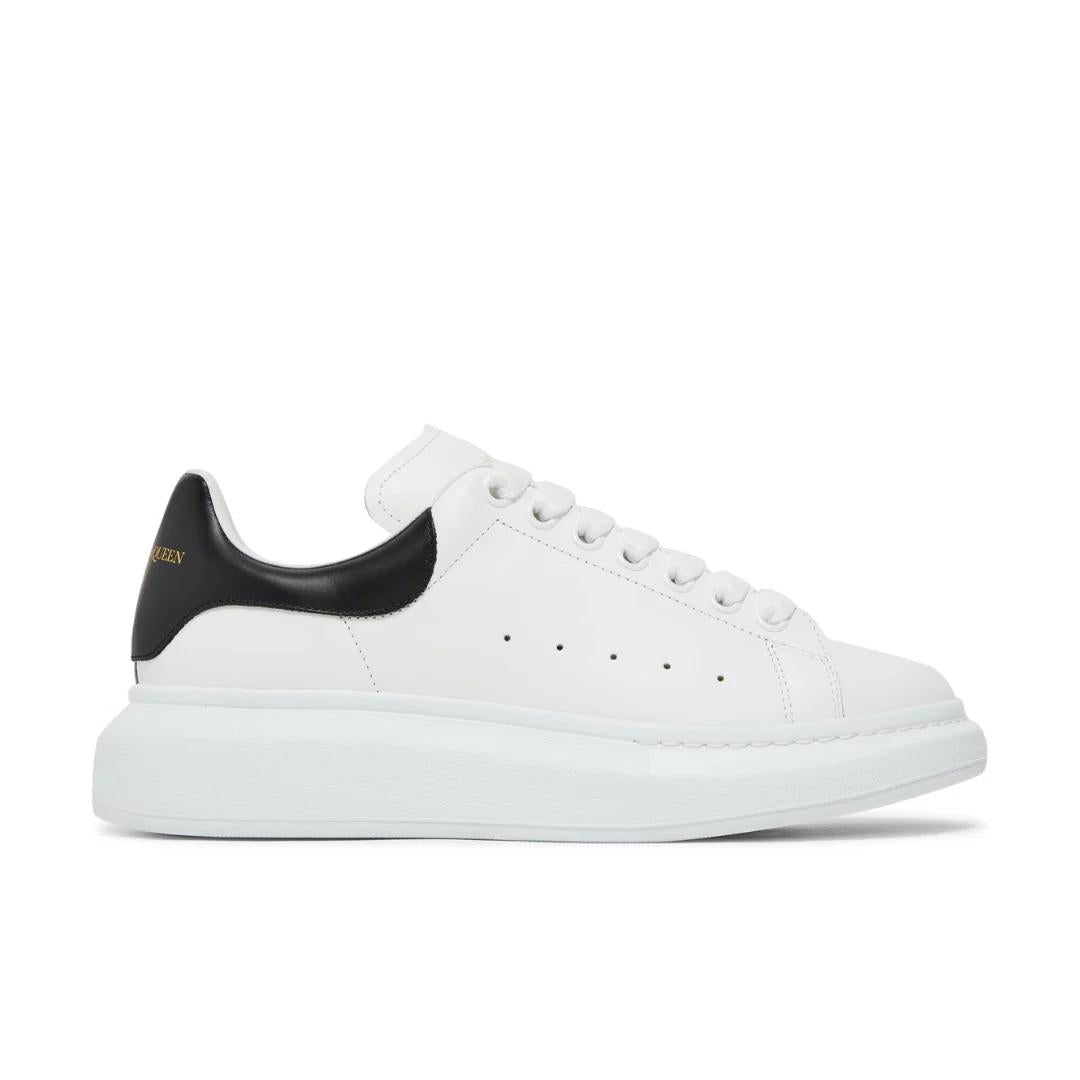 Alexander McQueen Oversized Sneakers – White with Black Heel Tab