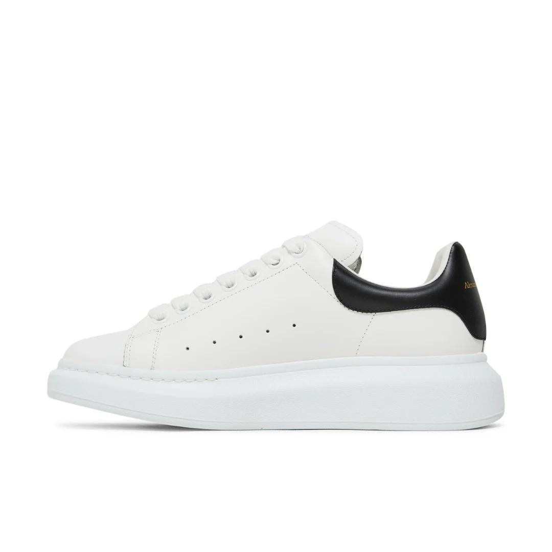 Alexander McQueen Oversized Sneakers – White with Black Heel Tab