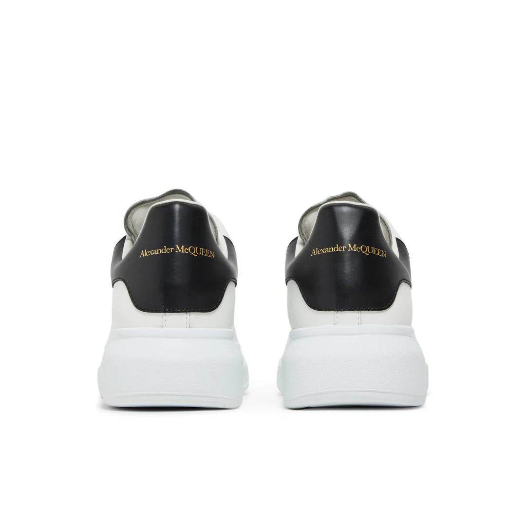 Alexander McQueen Oversized Sneakers – White with Black Heel Tab