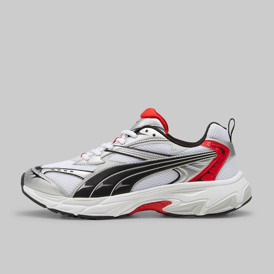 PUMA Teveris NITRO Sneakers – White/Silver/Red/Black