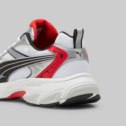 Teveris NITRO Sneakers – White/Silver/Red/Black