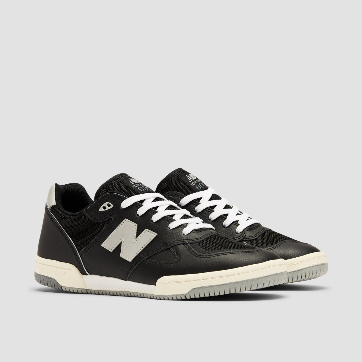 NUMERIC 600 TOM KNOX SHOES - BLACK/RAIN CLOUD