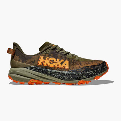 Speedgoat 6 Men's Running Shoes - Antique Olive / Squash