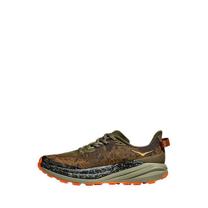 Speedgoat 6 Men's Running Shoes - Antique Olive / Squash
