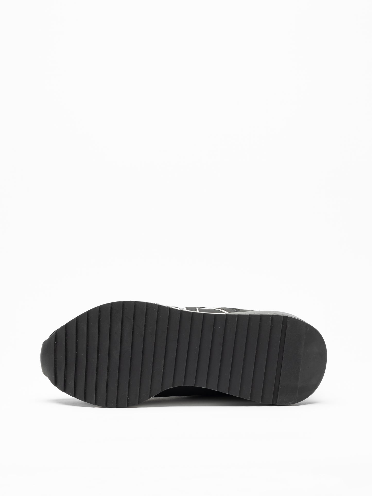 Men's Armani Exchange Black Logo Runner Sneakers