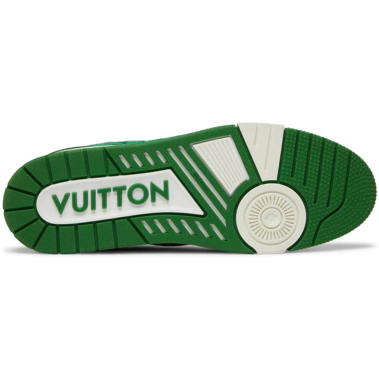 Louis Vuitton trainer green monogram