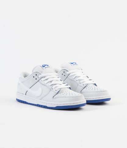 SB Dunk Low Premium White Game Royal