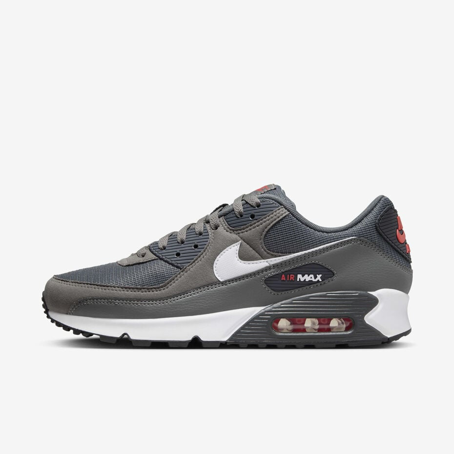 Nike Air Max 90 'Iron Grey University Red'
