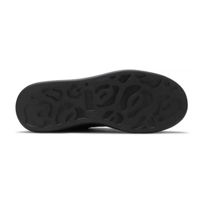 Oversized Leather Sneakers – Triple Black
