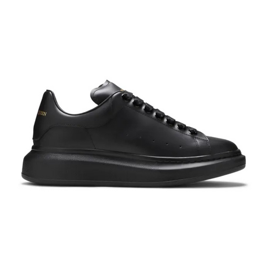 Alexander McQueen Oversized Leather Sneakers – Triple Black