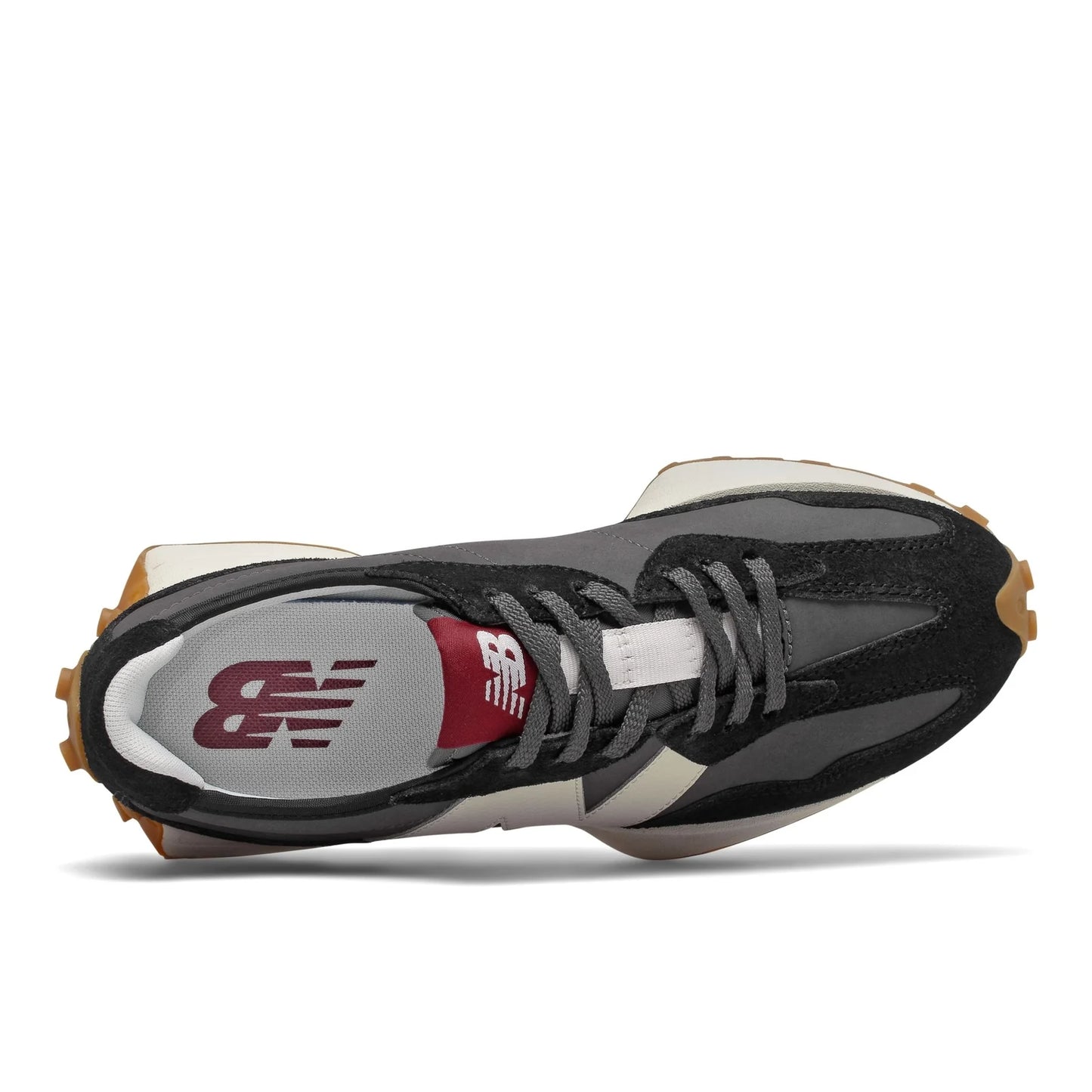 New Balance Two-Tone Contrast Side Logo Chunky Sole Lace-Up Shoes For Men