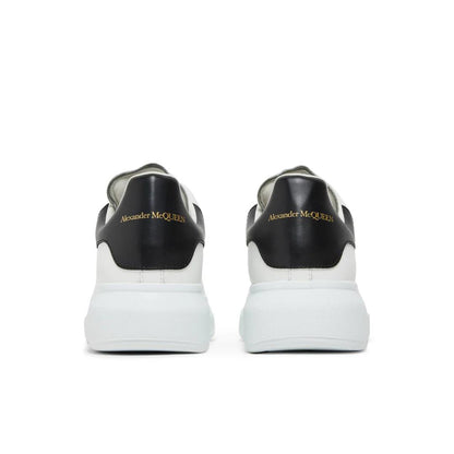 Oversized Sneakers – White with Black Heel Tab