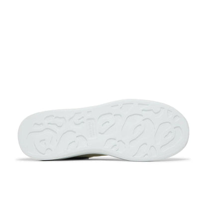 Oversized Sneakers – White with Black Heel Tab