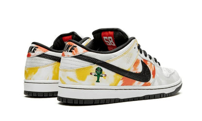 SB Dunk Low Raygun Tie-Dye White