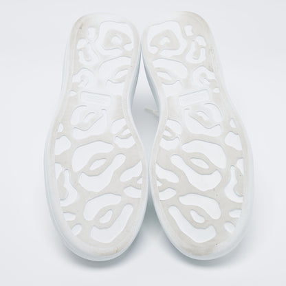 Oversized Leather Sneakers – Triple White