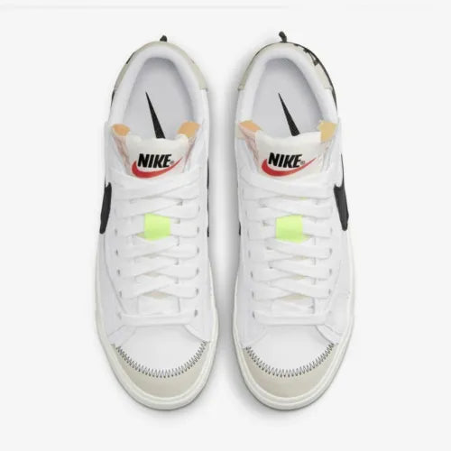 New Nike Blazer Low Jumbo Shoes Sneakers - White/ Black
